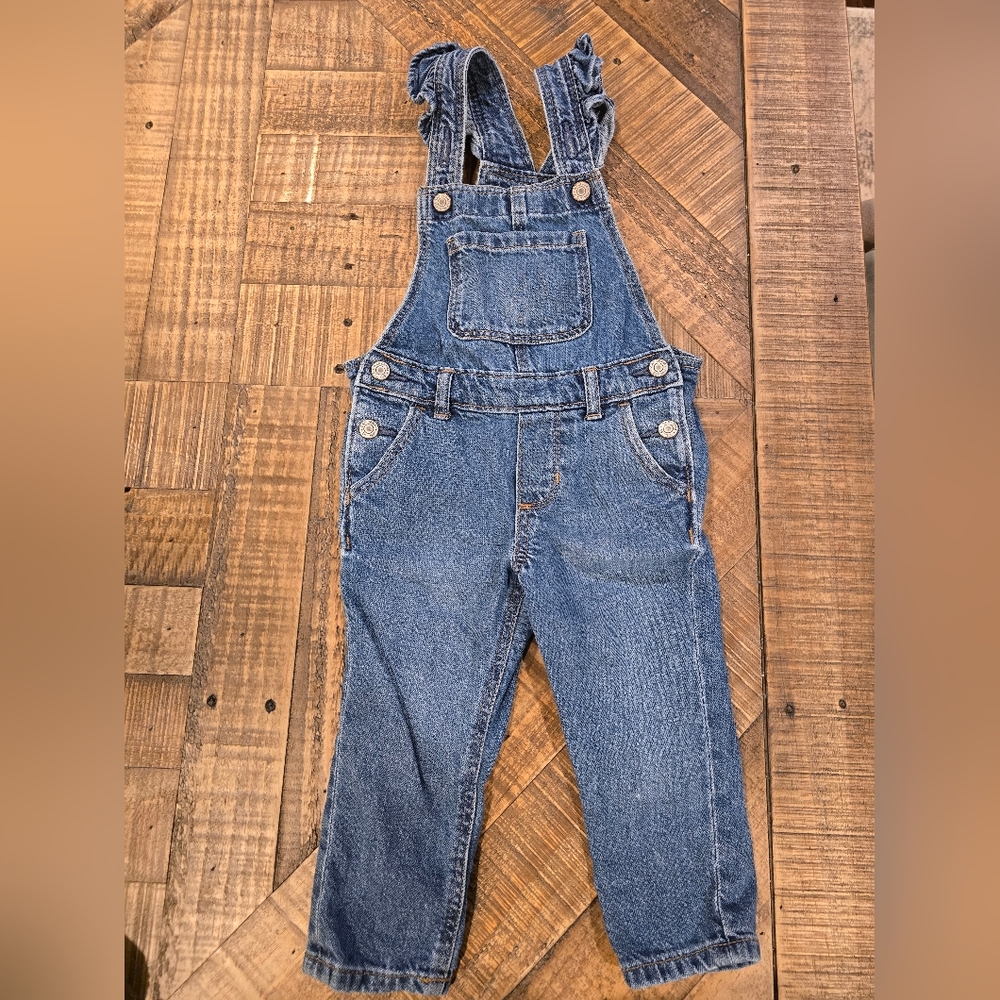 GAP Classic Denim Toddler Girl Overalls